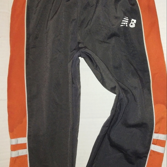 L@@K! Fabulous 24MO Gray/Orange/White adorable NEW BALANCE Tracksuit Athletic - Picture 7 of 15